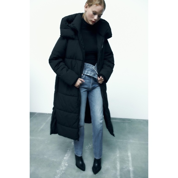 Zara Extra Long Puffer 2022/2023 NWT - Picture 2 of 4